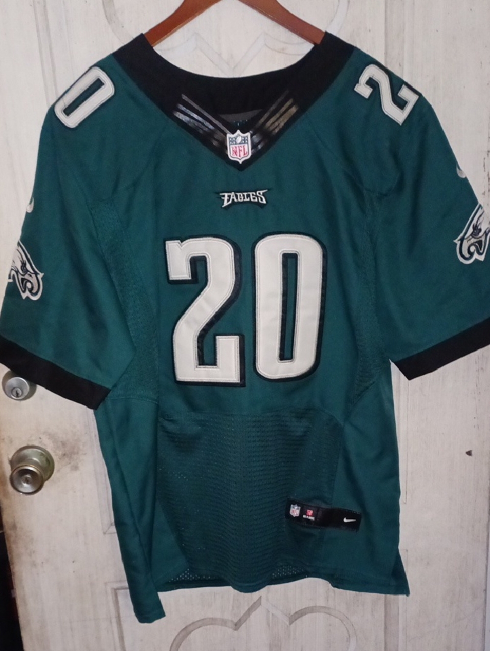 Eagles Dawkins Philadelphia Eagles Nike NFL On Field Sewn Embroider Patch Jersey